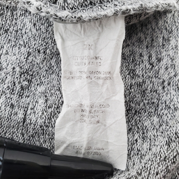 Gray Sweater- Women's- GREEN ENVELOPE- Size 2X - Picture 7 of 9